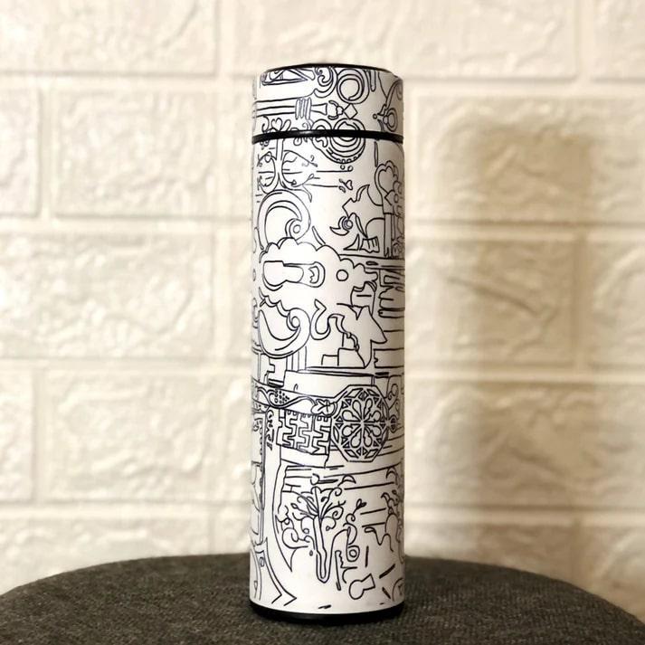 Graffiti Printed Temperature Water bottle