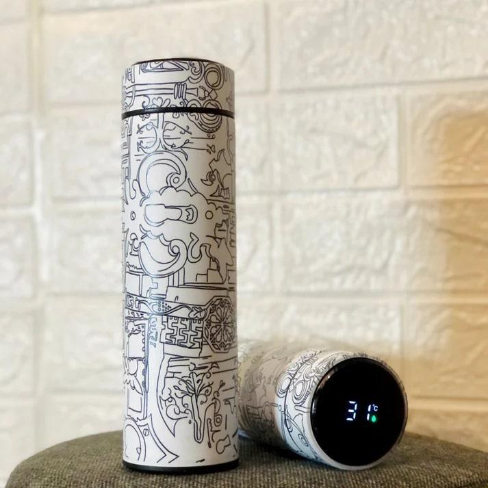 Graffiti Printed Temperature Water bottle