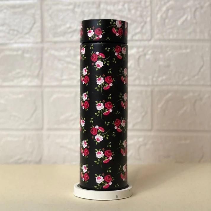 Floral printed Temperature Water Bottle